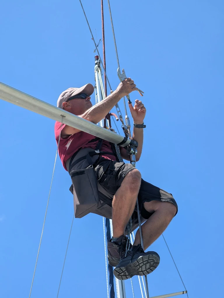 Sammy - Chief Rigger at Pacific Yacht Rigging Services